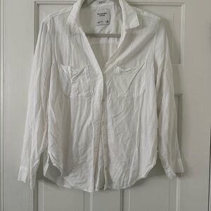 Abercrombie & Fitch White Blouse
